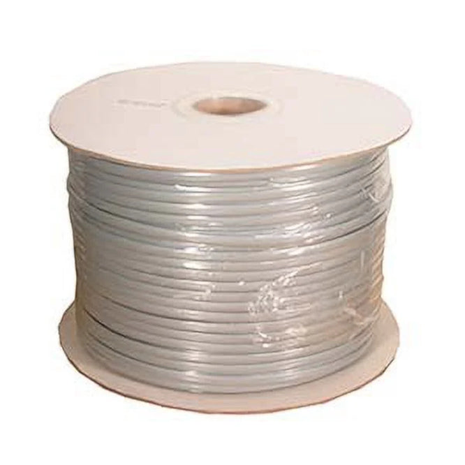 CS 4C Flat Modular Telephone Cable Grey - 300m/REEL