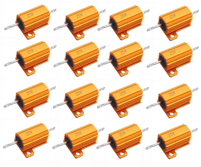 Qingda Aluminium-Housed Wirewound Resistor 25W, 5%, 0.01Ω-82kΩ