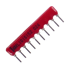 Fenghua Resistor Network SIL, 10-Pin, 9 Resistors, 1.5kΩ