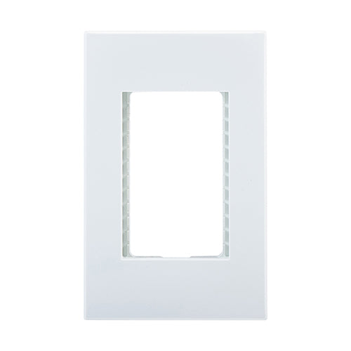 Eurolux Horizon Modern Grid Plate White – 3 Lever