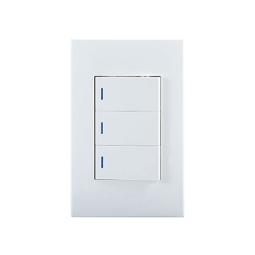 Eurolux Horizon Modern 3 Lever 2 Way Switch in White