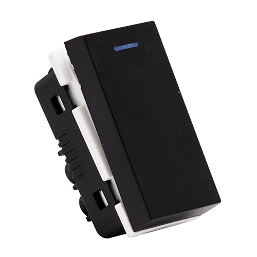Eurolux Horizon Modern One-Way Switch Module in Black