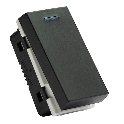 Eurolux Horizon Modern Two-Way Switch Module in Black