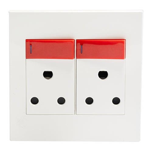 Eurolux Horizon Modern Double Dedicated Socket 4 x 4