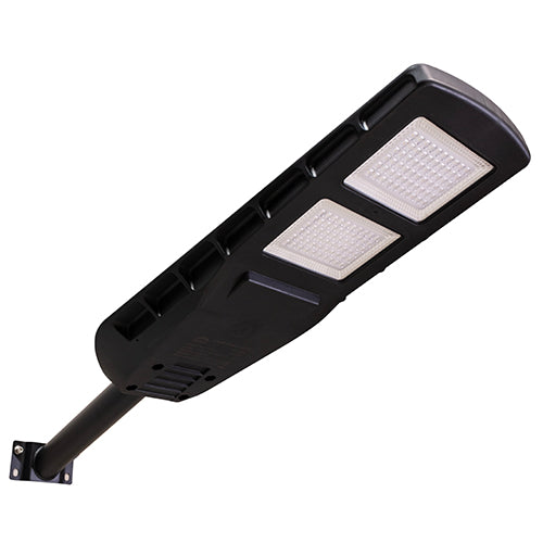 Radiant 16W solar LED street light with radar sensor, black, IP65