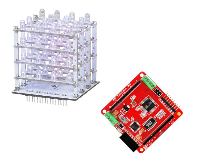 Keyestudio Rgb LED Cube Kit 4x4x4 with Rgb Funduino V1.A