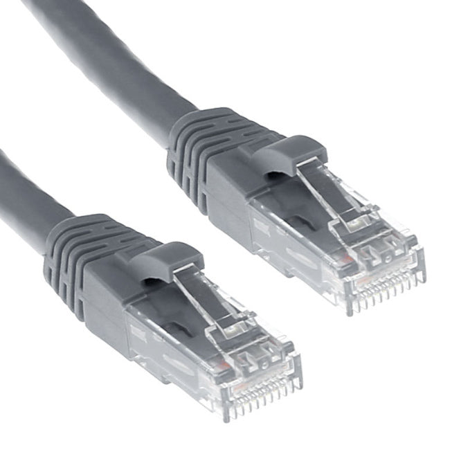 EIE CAT5E Network Lead RJ45-RJ45 Grey 1:1 0.5m