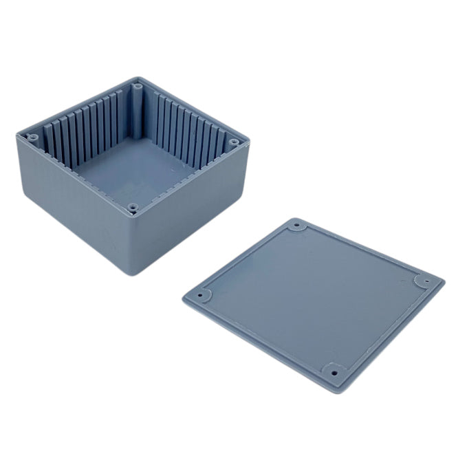 EIE ABS Enclosure 105x105x52mm with Ribs