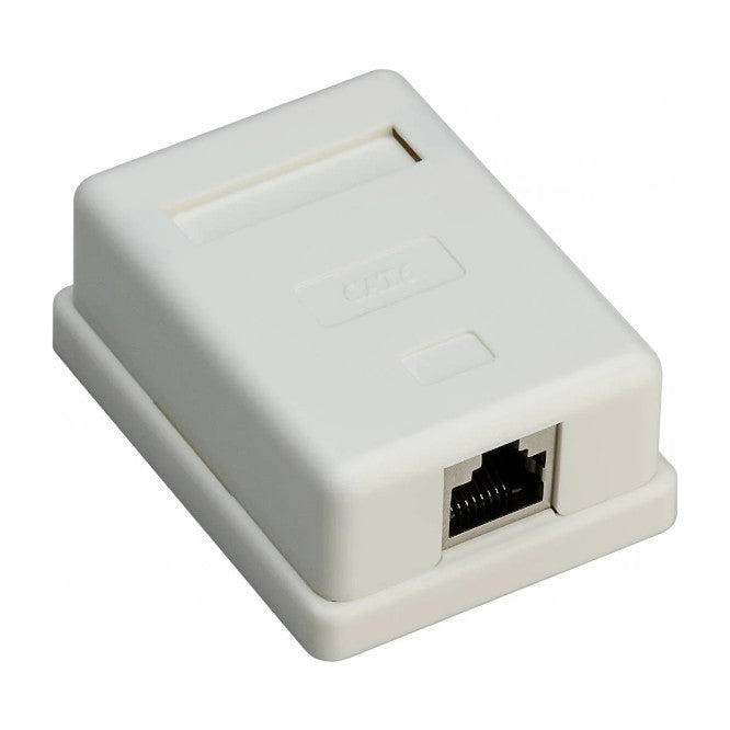 CS RJ45 Surface Box CAT6 Stp Single Port