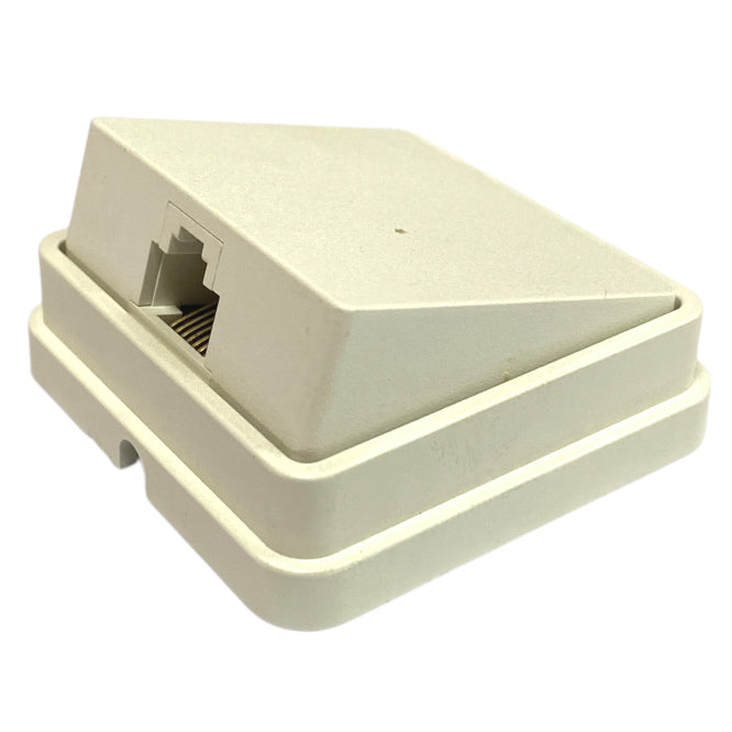 CS Cekan CAT5 Surface Box Single Port White