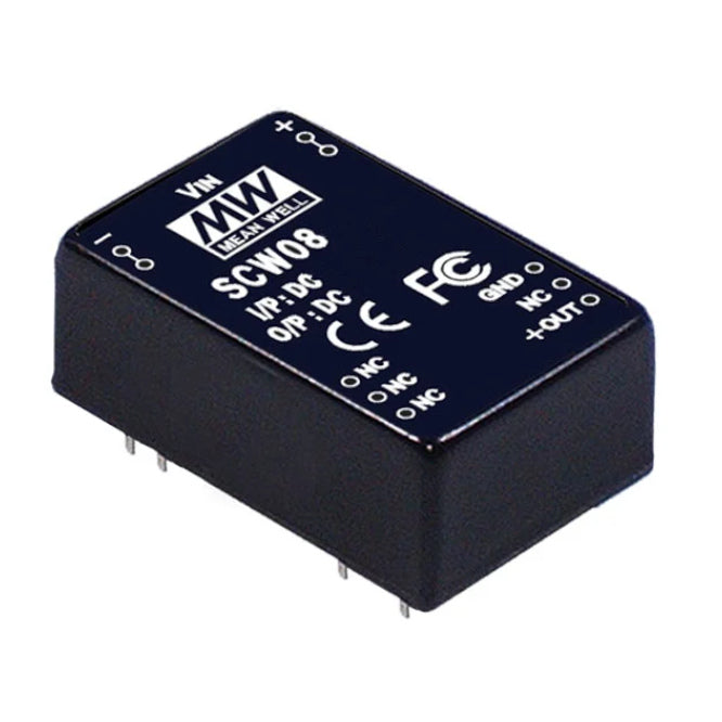 Mean Well PCB Mount DC-DC Converter SCW08B 8W