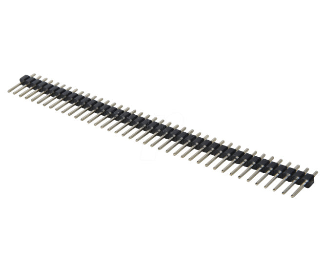 EIE Header Sil Str 40W 2.54 TH=19 - Silver