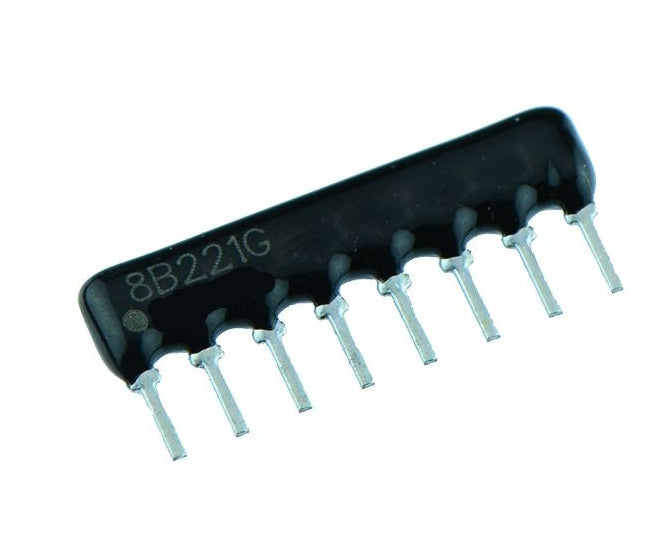 EIE Resistor Network Sil 8-PIN 4-RES 10K