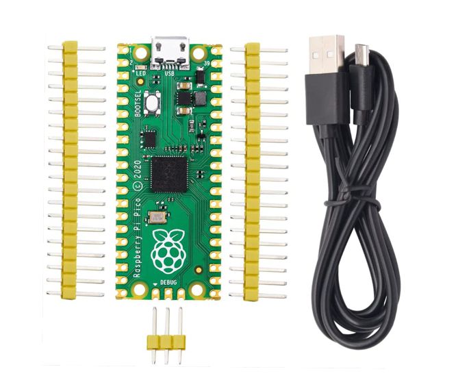 Keyestudio Raspberry Pi Pico with Pin Header and USB Cable