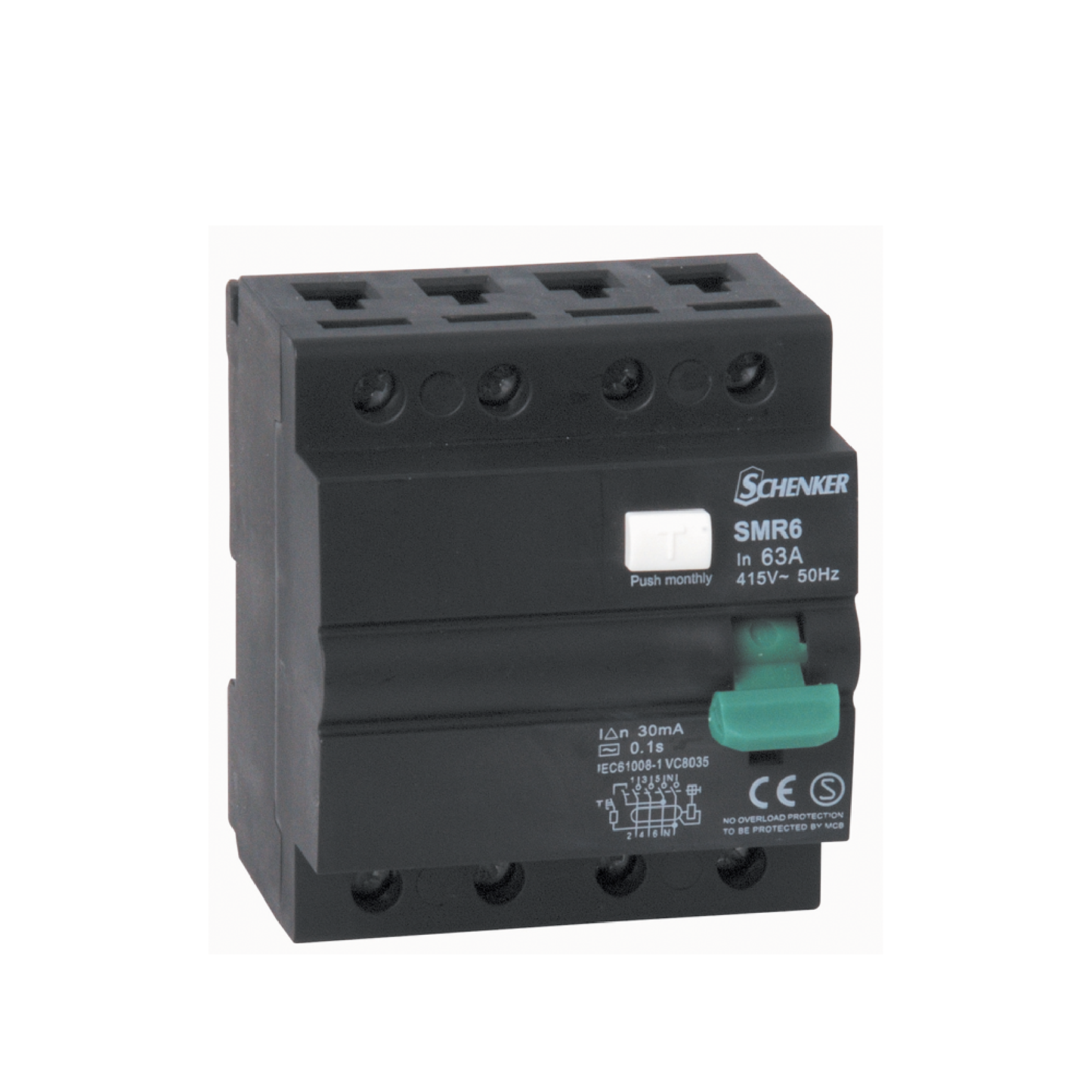 Schenker | Earth Leakage 3P + NEUTRAL (No Overload) – Water & electrical solutions from Schenker | Zisabo South Africa