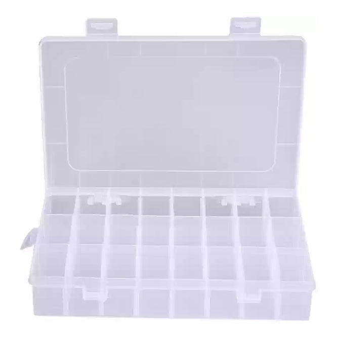 EIE Plastic Enclosure 24-COMPARTMENT 200x135x40mm Adj. Sectors