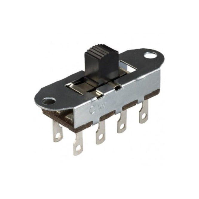 Daier Slide Switch Double Pole DP3T on-on-on