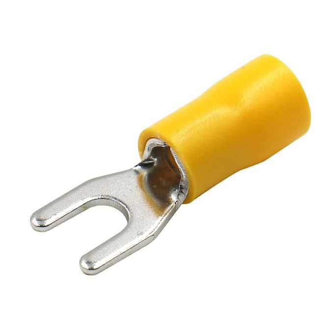 EIE Terminal Pre-Insulated Fork Yellow 5.3mm