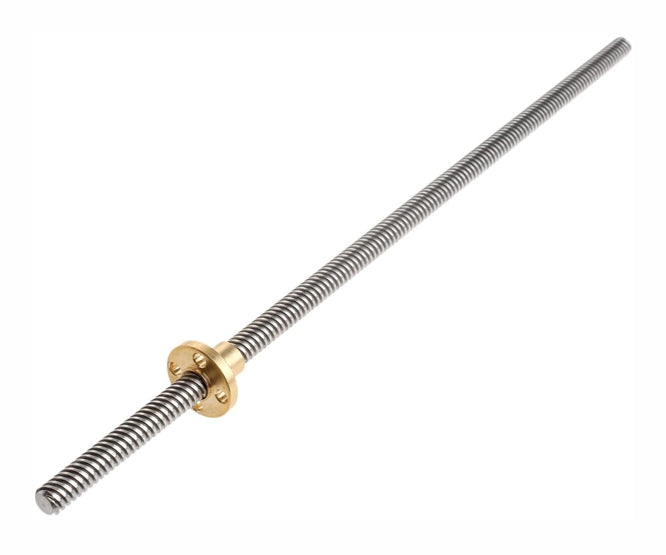 Mecaon Lead / Feed Screw / Threaded Rod 400mm P=2mm