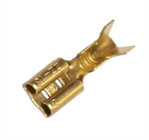 EIE Terminal Un-Ins Brass 4mm Fem