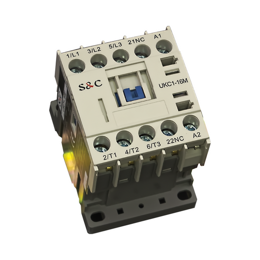 UKC1 Mini Contactor Range 6A–16A | 230V Coil | NO & NC Options | Compact DIN Rail