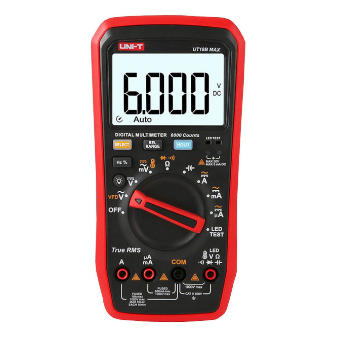 UNI-T True RMS Digital Multimeter 6000 Count CAT III 1000V