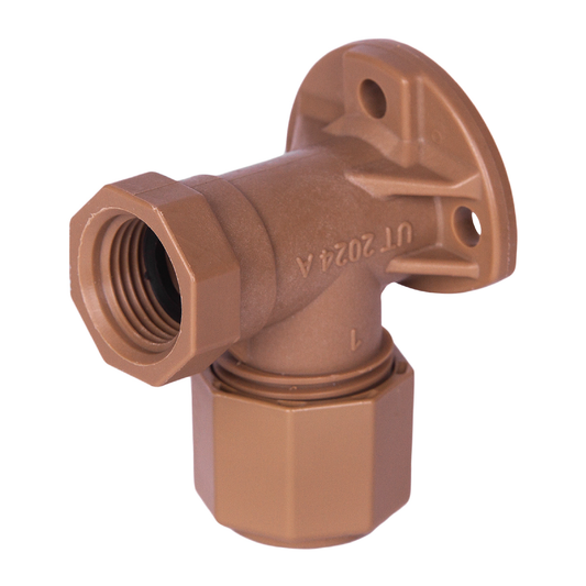 Unitwist|Elbow Wallplate Compression and Female Threaded End – Water & electrical solutions from Unitwist | Zisabo South Africa