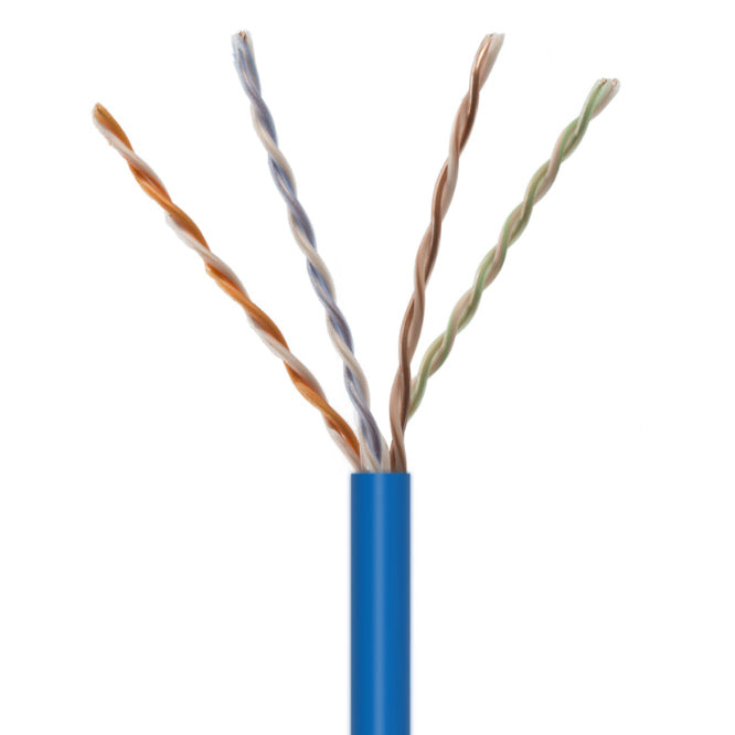 CS CAT5E Utp 8C Ethernet Solid Cable Unscreened Blue