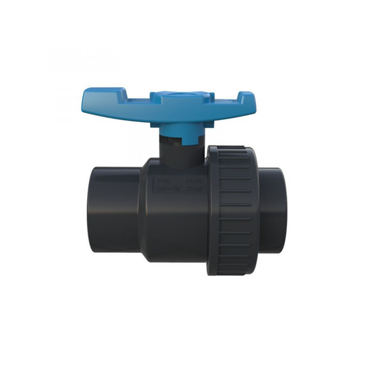 PVC Single Union Ball valve with Solvent Sockets – Water & electrical solutions from Zisabo | Zisabo South Africa