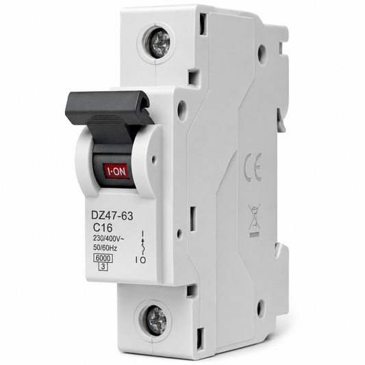 DIN Rail AC Fuse Holder, LED Indication