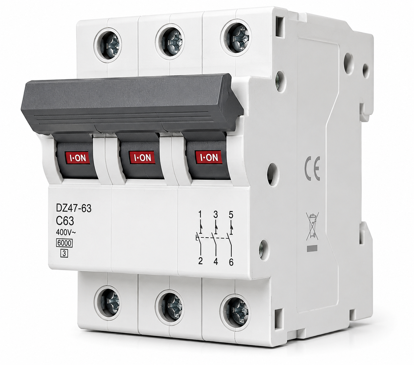 DIN Rail AC Fuse Holder, LED Indication