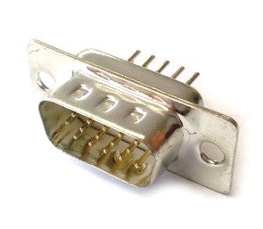 EIE Plug D-Sub 15W Vga PCB Straight Metal