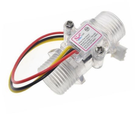EIE Water Flow Sensor OD=2x20mm ID=2x14.5mm 3.5VDC 15mA