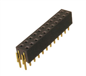 EIE Low Profile Housed Socket Dil 18W PCB Mount