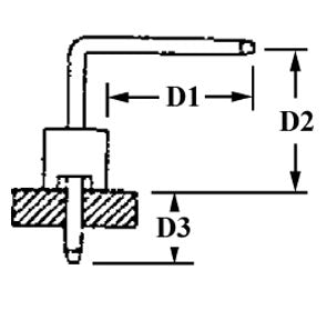 EIE Header Sil 8W Right-Angle Square-Pin 9mm 2.54
