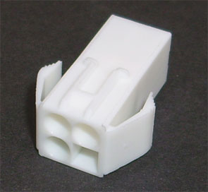 EIE Housing Male 4W Square Panel Mount 4.5mm Pitch