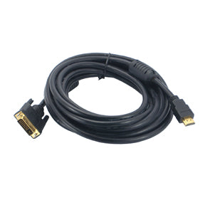 MEC Lead Hdmi Plug to DVI24+1 Plug 15m Black