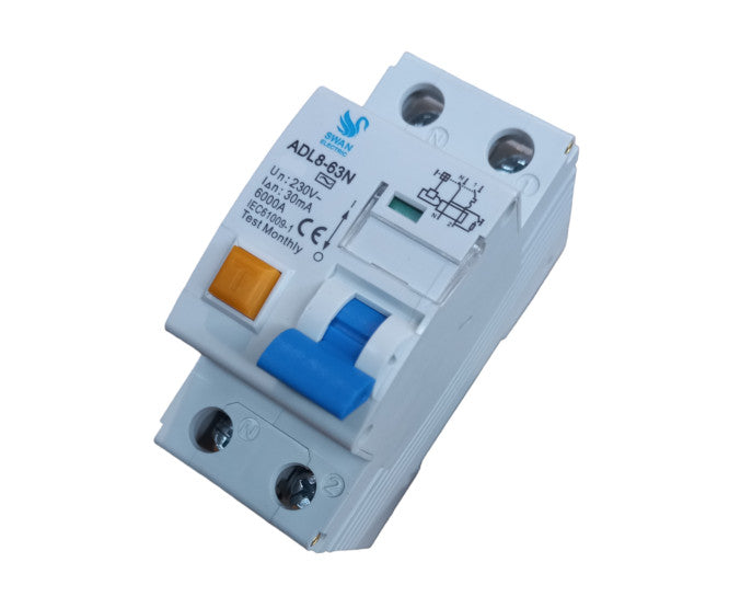 Swan Electric ADL8 40A earth leakage breaker with overload