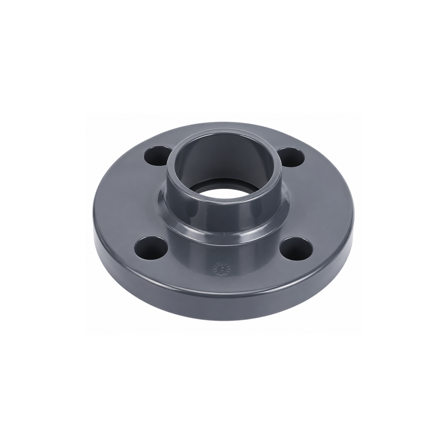 PVC full face socket flange FFI for solvent weld pipe connections