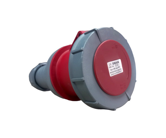 Swan Electric Inline Industrial Coupler Socket 16A-125A (+E+N) IP67