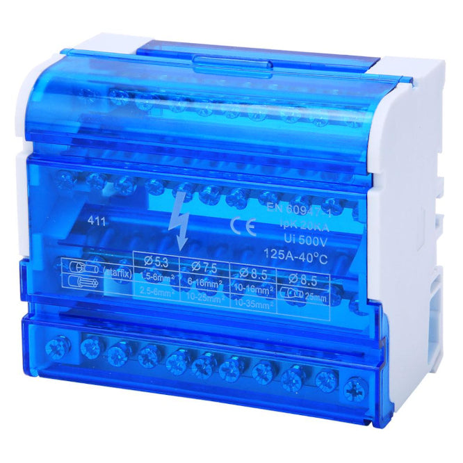 Swan Electric Modular Distribution Block 4BAR 125A