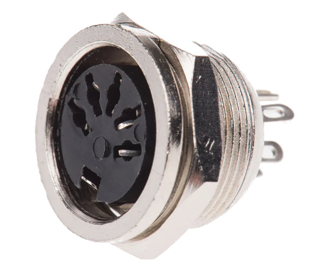 EIE DIN Socket 5W P/Mount 180D Thread