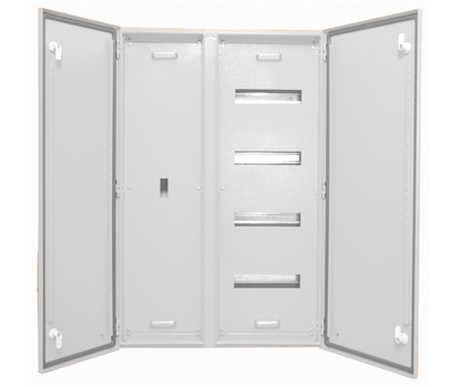 double door distribution board 4x12 4x18 4x24 industrial DB board large electrical panel white