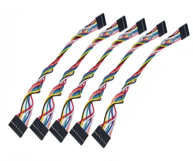 Keyestudio 8-PIN Sil Socket Connector Leads 200mm - 5PCS per Set