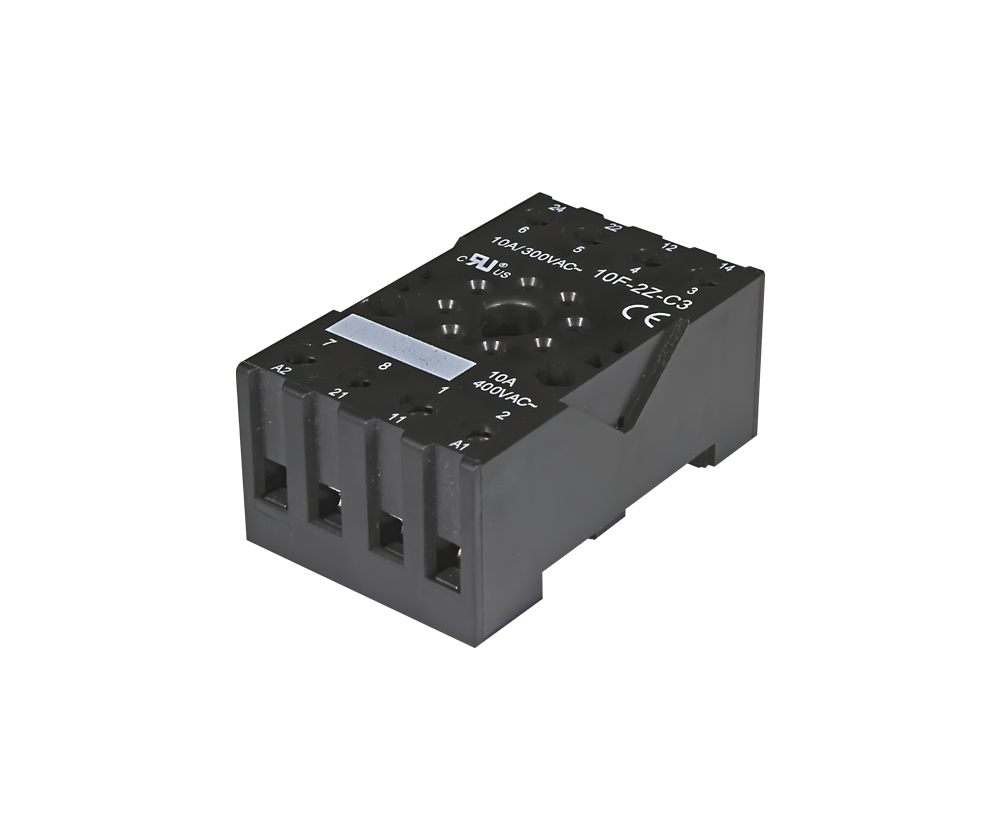 8 pin relay base DIN rail relay socket panel mount relay holder