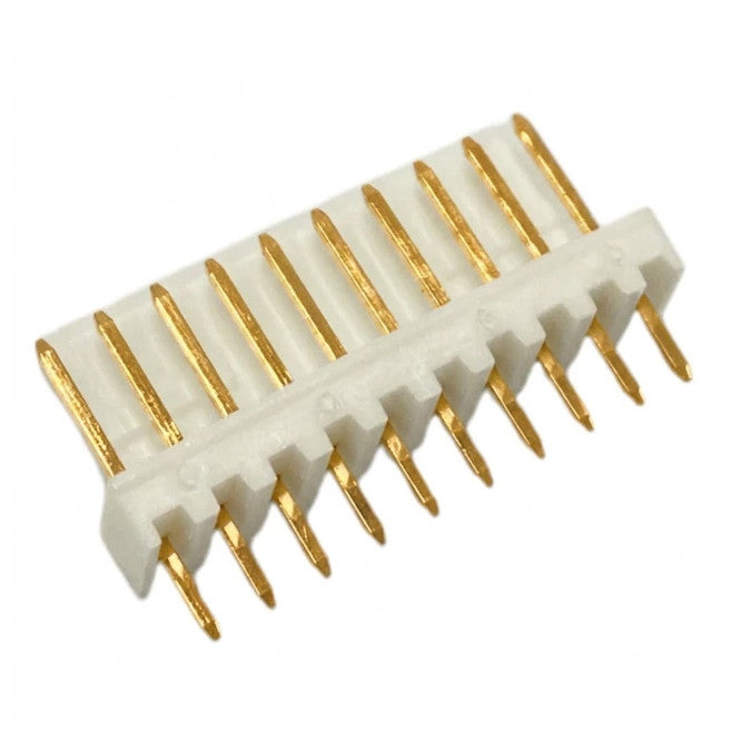 EIE Header Sil Str 10W F/L 2.54mm Gold