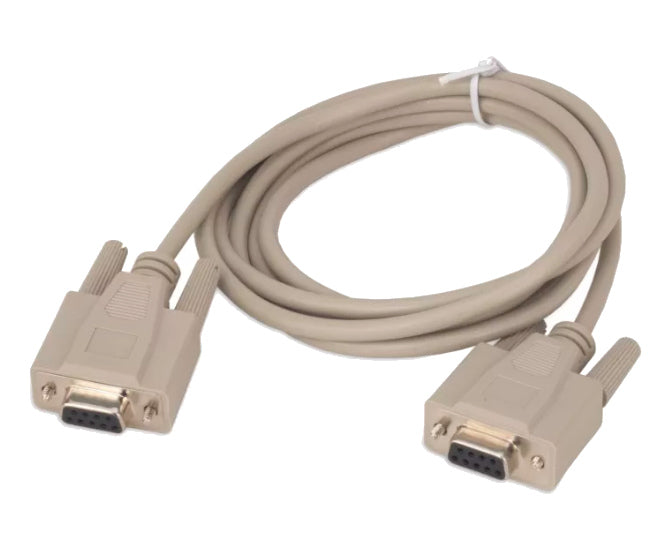 EIE Straight Serial Lead 9W Socket-Socket 1:1, 1.5m Cream