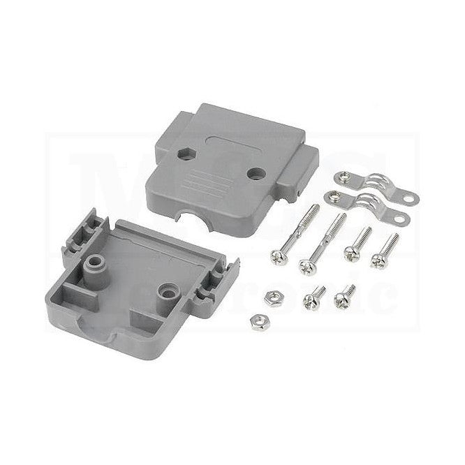 EIE 19 Way Plastic D-Sub Grey Cover