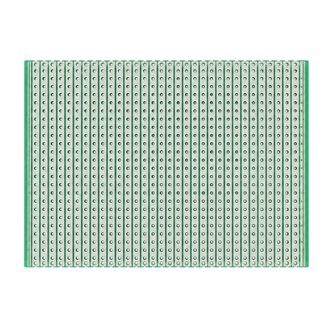 EIE Strip Board P=2.54 100x75mm 37-STRIP 1/4-SIZE - Single Piece