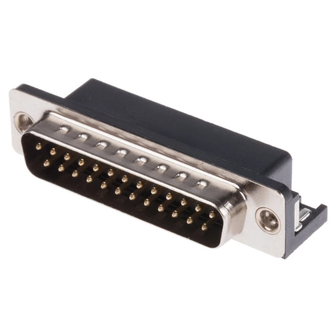 CS Plug D-Sub 25W PCB Right-Angle Metal